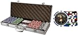 Da Vinci Masterworks Poker Chip Set w/500 Chips w/ Denominations, 2 Decks of Cards, & 5 Poker Dice