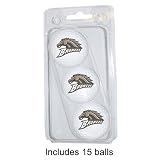 Western Michigan Broncos NCAA 15 Golf Ball Clear Pack