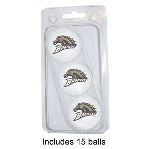 Western Michigan Broncos NCAA 15 Golf Ball Clear Pack