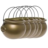 POT-O-GOLD GOLD CAULDRON 8 in. Pkg/6