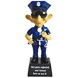 Coots He's Gotta Nightstick Police Officer Bobble Figurine
