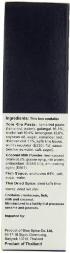 Blue Elephant Royal Thai Cooking Set Curry, 3.8 Ounce 110g (Tom Kha Soup, 3.8 Ounce)