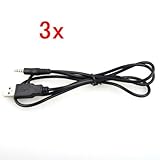 Neewer 3x USB 2.0 Type A to 3.5mm Male Audio Headphone Jack Cable