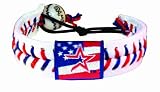 MLB Houston Astros Stars and Stripes Classic Baseball Bracelet
