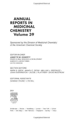 Annual Reports in Medicinal Chemistry