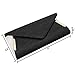 b.m.c BMC Womens PU Leather White Accent Envelope Clutch w/Detachable Shoulder Chain
