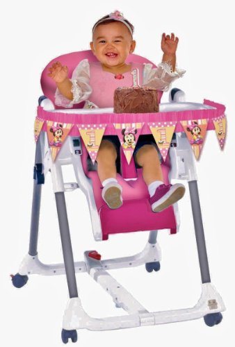 My GN. DIsney Minnie Mouse 1st Birthday High Chair Kit Party Supplies picture