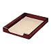 Rolodex 23360 Elegant Warm Metropolitan Look. Desk Tray, Legal, Mahogany