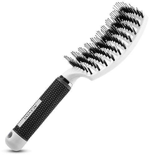 ACEVIVI Hair Styling Brush Vented Detangling Thick Hair Curv Brush For Faster Blow Dryer Drying And Hair Oil Distribution