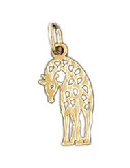 CleverEves 14K Gold Charm Giraffe 0.5 - Gram(s)