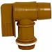 Wesco 272176 Polyethylene Drum Faucet with EPDM Gasket, 2" NPT Connection