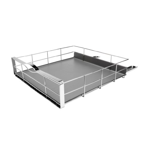 simplehuman Pull Out Cabinet Organizer, Stainless Steel, 20 Inch