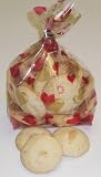 Gourmet Food : Scott's Cakes 1 lb. Almond Macaroon Cookies in a Multi-Heart Bag