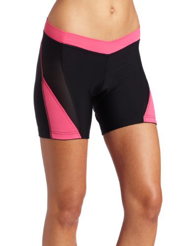 Canari Cyclewear Women’s Hybrid Extra Padded Cycling Short, Blossom, Small