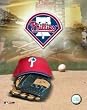 Philadelphia Phillies MLB 8x10 Photograph Team Logo and Baseball Cap Collage