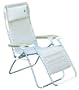 Lafuma Model 47272 RSX Mesh Recliner w/ Wood Arm, Desert Sand (Black Frame)