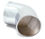 Spectre 8738 Chrome Modular 45-Degree Elbow Air Intake Tube - 3-Inch Diameter