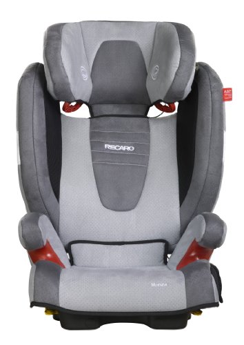 RECARO 6143.21003.66  - Monza Seatfix - Autokindersitz Gruppe II - III (15 - 36 kg), von ca. 3 bis 12 Jahren, Farbe Bellini punched Asphalt/Grey