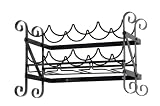 Concept Housewares Solid Metal Wine and Glass Wall Rack