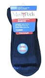 MediPeds Crew Socks (Medium, Navy)
