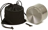 Utopia Grind Herb & Spice Grinder 2.5 Inch 4 Piece with Pollen Catcher, Storage and Bonus Carrying Bag