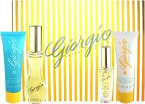 Giorgio Beverly Hills by Giorgio Beverly Hills for Women 4 Piece Set Includes: 1.7 oz Eau de Toilette Spray + 0.33 oz Eau de Toilette Spray + 1.6 oz Body Moisturizer + 1.6 oz Body Wash