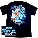 Corona Island Cruise Navy T-shirt