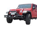 Aries W15500 Black Bumper with Winch Mount by Aries Automotive