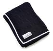 Nautica Baby Cable Knit Blanket, Navy Nautica Baby Cable Knit Blanket, Navy