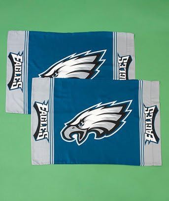 Philadelphia Eagles NFL Pillow Case Pillowcase Set 2 Bedding Brand New