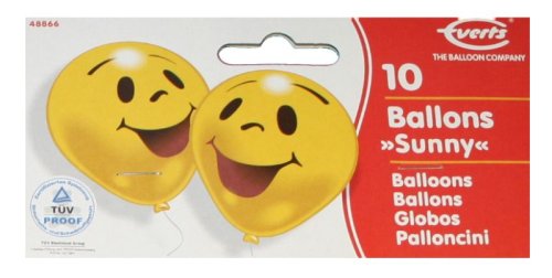 Imagen 3 de Everts 48866  - 2 x 10 globos Soleado en la bolsa