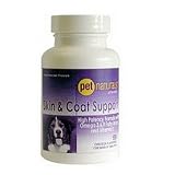 Pet Naturals Skin & Coat Support Tablets, 120-Count Bottle
