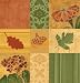 Autumn Sampler Plastic Banquet Tablecloth 54" x 108"