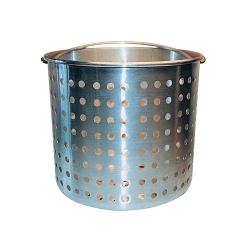 Winware professional aluminum steamer basket fits 20-quart stock …