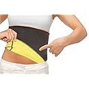Shop Flash Thermo Slim Yellow and Black Detox Men's Waist Wrap, Black, Small, 0.24 Count