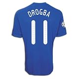 adidas Didier Drogba Chelsea FC Champions League Home Replica Soccer Jersey 09/10