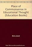 The place of commonsense in educational thought