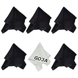 415EkEkWrAL. SL160  Top 10 Camera & Photo Cleaners for March 19th 2012   Featuring : #10: (6 Pack) Ultra Fine Goja Microfiber Cleaning Cloths for LCD screen, Camera Lens, Glasses and other delicate surfaces (5 Black, 1 Grey / Premium 200mg) Removes fingerprints and oil with just a swipe! Perfect for Tablets (iPad, Xoom, Galaxy Tab, Kindle, Nook), Cell Phone (iPhone, HTC, Droid, Android, Blackberry) Laptop and LCD TV screens