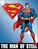 Comic Book Metal Tin Sign Marvel Superman Man of Steel