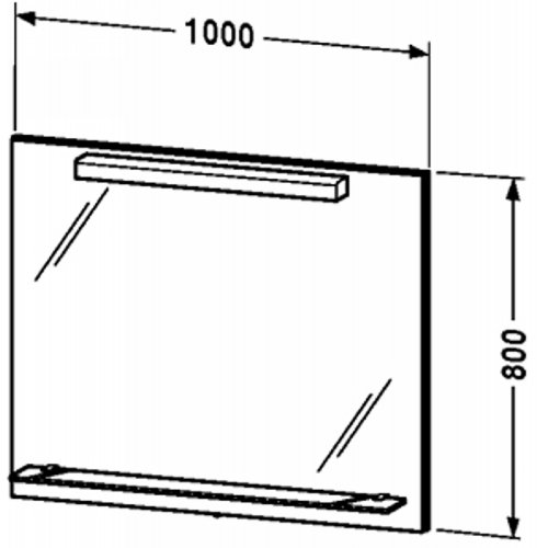 Duravit 7213-04 Medicine Cabinets - Mirrors