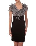 Morgan - Robe Bicolore à Pois - Femme