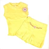 Precious Creations Yellow Tank Short Set with Heart Applique, Available in Various Sizes