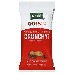 Kashi GOLEAN Bar Crunchy! Chocolate Peanut, 12 - 1.76-Ounce Bars