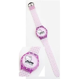 Hello Kitty - 25127 - Montre Fille - Quartz - Digitale - Bracelet Plastique Rose