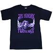 JIMI HENDRIX - PURPLE HAZE- Licensed Black Cotton Tee