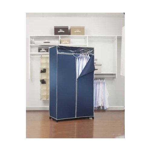 Kennedy Home Collections Portable 36 Inch Closet Unit - Navy