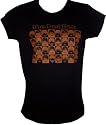 Beatles brown sparkle juniors/teen girls tee (Large)