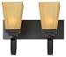 Yosemite Home Decor 92792VB Nevada Falls 15.75-Inch 2-Light Bathroom Vanity, Venetian Bronze