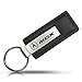 Au-TOMOTIVE GOLD, INC. Officially Licensed Black Leather Key Chain for Acura MDX