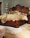 Lumiere Scroll Queen Platform Bed